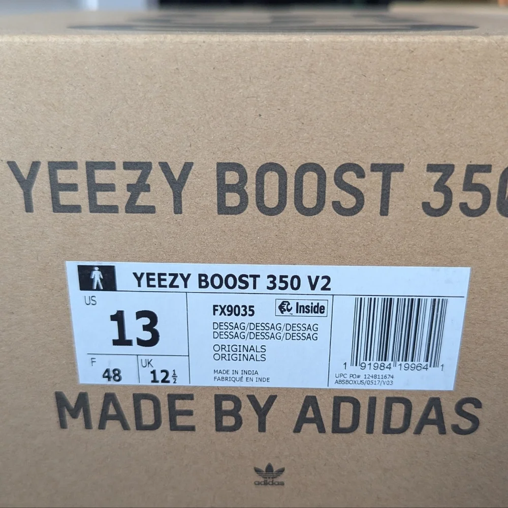 NWT YEEZY boost 350 V2 Desert Sage 🍊 FX9035 - Picture 7 of 7